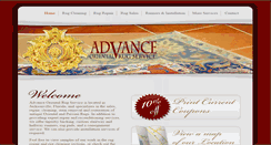 Desktop Screenshot of advancerugservice.com